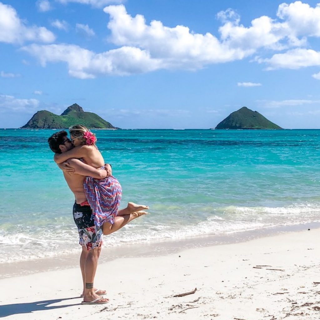 Lanikai em Oahu no Havaí