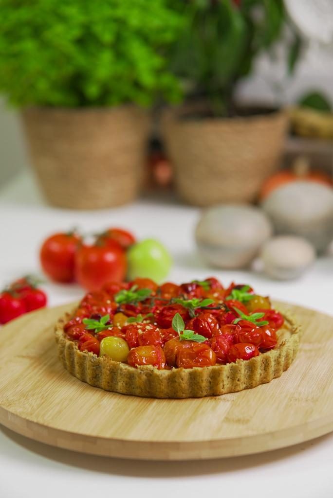 Cheesecake de Tomate Vegano e sem glúten