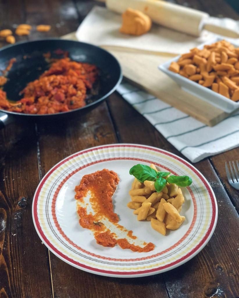 gnocchi de batata doce