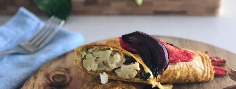 Panqueca de Grão de Bico